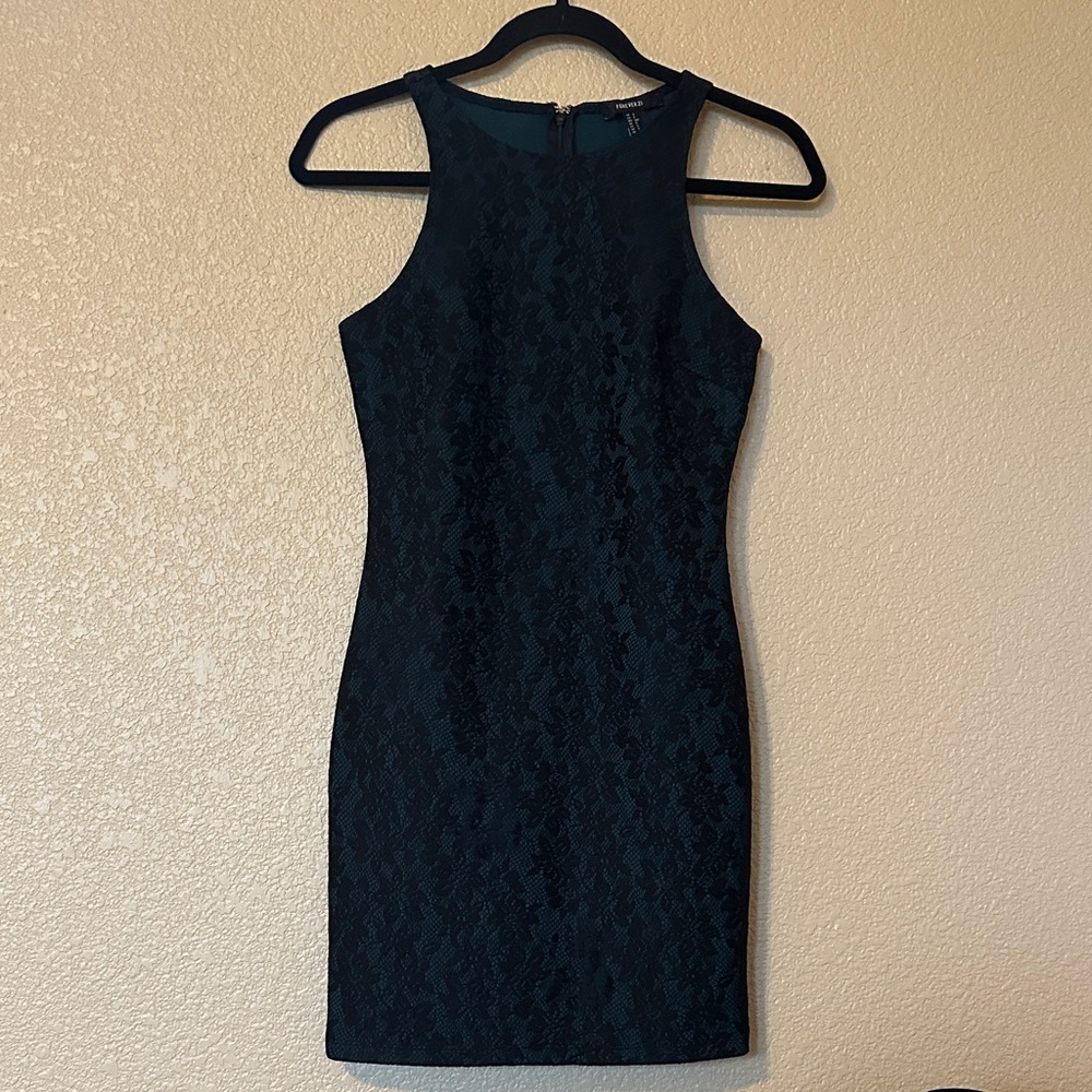 Forever 21 Black Lace Bodycon Mini Dress